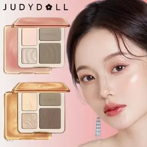 【In stock】 Judydoll 2-IN-1 Matte Brightening Comprehensive Palette/Judydoll Contour Bronzer Highlighter Palette hangat dan undertoneUITBQ