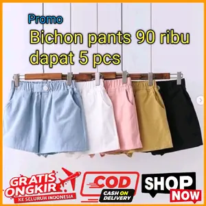 Bichon pants shor celana pendek wanita 90 ribu dapat 5 pcs