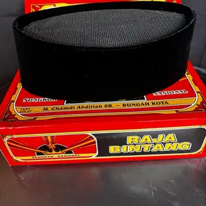 SONGKOK PECI NASIONAL RAJA BINATANG TINGGI 9CM KUALITAS TERBAIK Kopiah