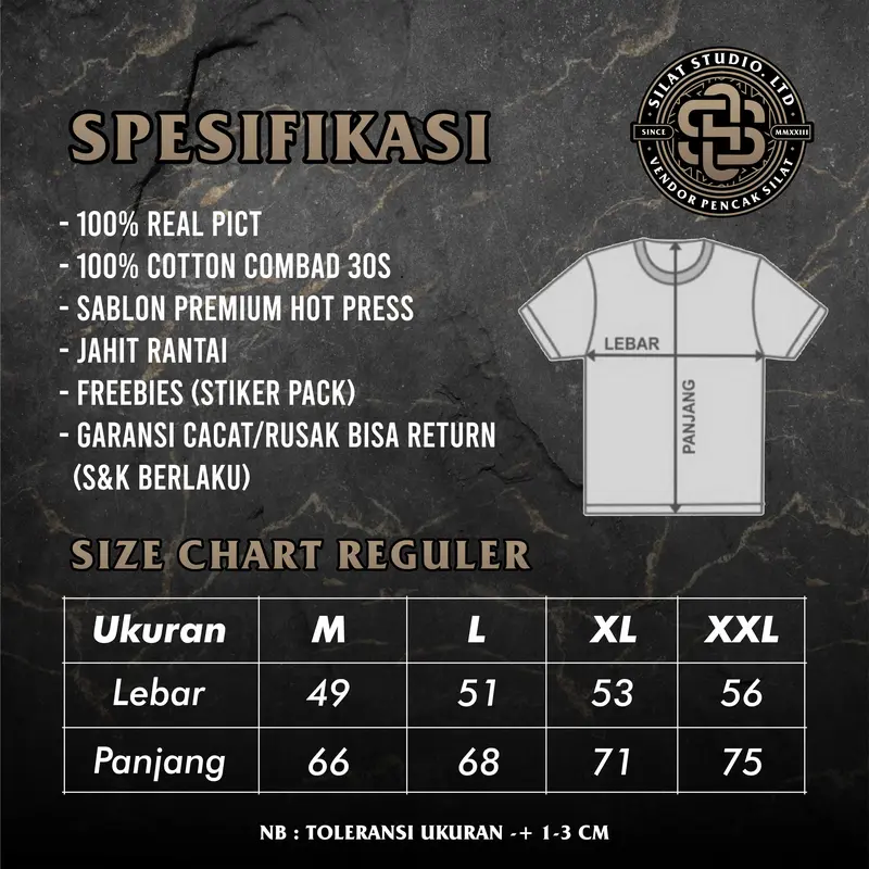 Shilatstudio kaos Pshw SETIA HATI WINONGO VIBES 1903 culture premium tshirt lawasan keren 4