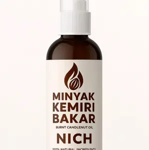 Nich Minyak Kemiri Bakar 100% Natural Ingredients untuk Perawatan Rambut