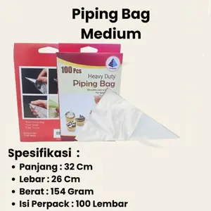 Plastik Segitiga Kecil Piping Bag Untuk Menghias Kue 100 Pcs Best Quality