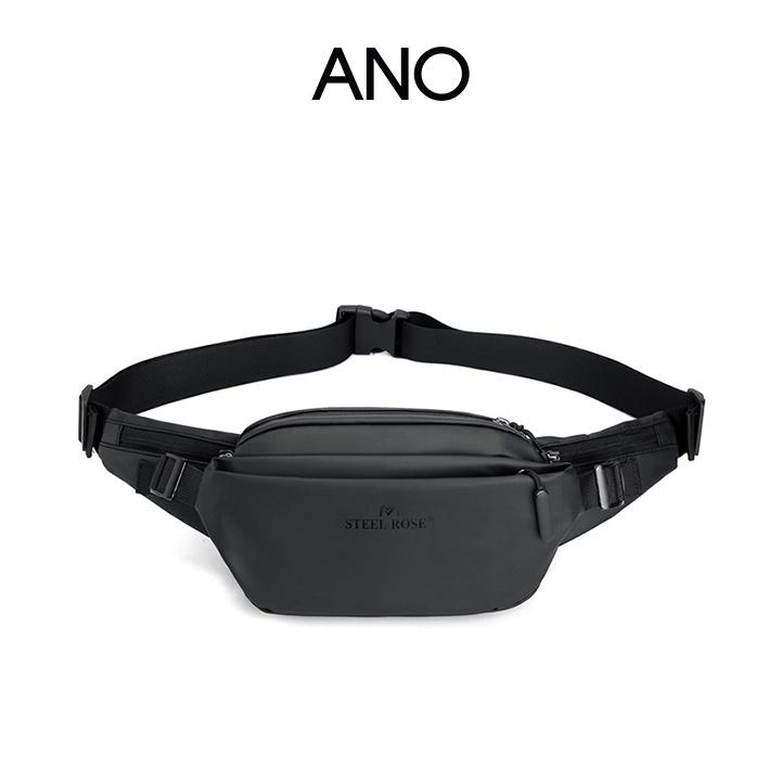 [Sản phẩm bán chạy] Túi đeo chéo nam nữ ANO siêu nhẹ [KT: 21*13*5cm] nhiều ngăn tiện dụng TC007