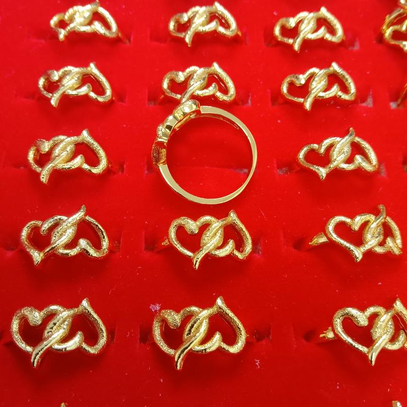 KOREA GOLD RING FOR FEMALE - CINCIN EMAS KOREA WANITA EE - TikTok Shop ...