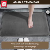 Gambar (Beckler's) Bathroom Mat Absorbent Keset Kamar Mandi Memory Foam Anti Licin Nyaman dan Elegan PREMIUM - RANDOM dari Beckler's·Karpet Kab. Tangerang 5 Tokopedia
