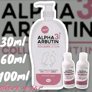 (Promo) Alpha Glowhite 100ml Body Lotion Whitening & Moisturizingl Body Cream Body Lotion