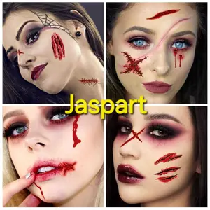 Stiker Tattoo Scar for Hallowen| Tato Temporer | Waterproof STICKER HALLOWEEN TATO HALLOWEEN