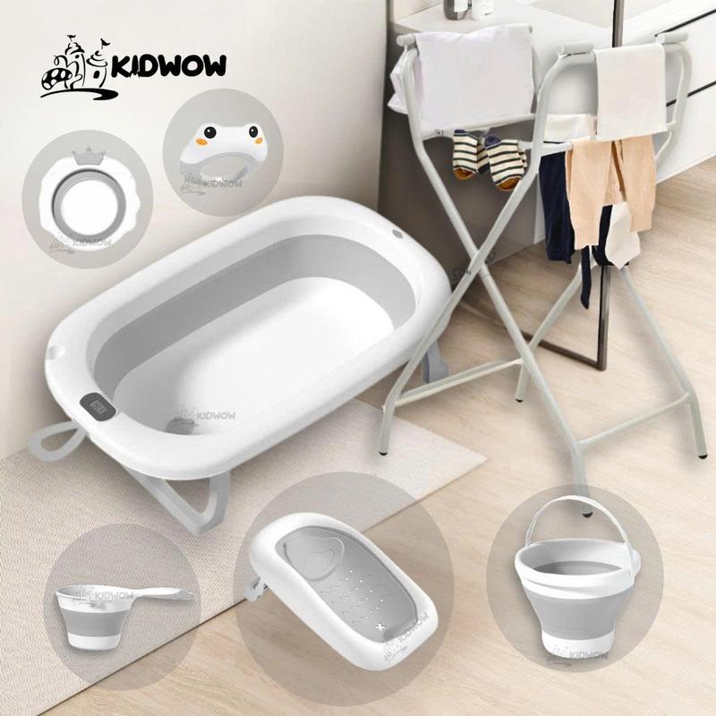 Thau Tắm Bé Sơ Sinh Chậu Tắm Gấp Gọn Cho Bé Sơ Sinh Chính Hãng Hanbei