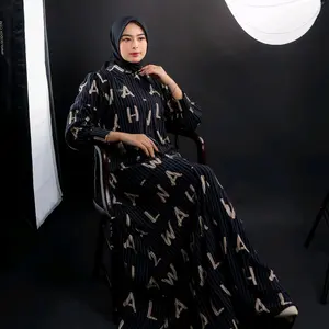 HALWAA DRESS best seller black emerald