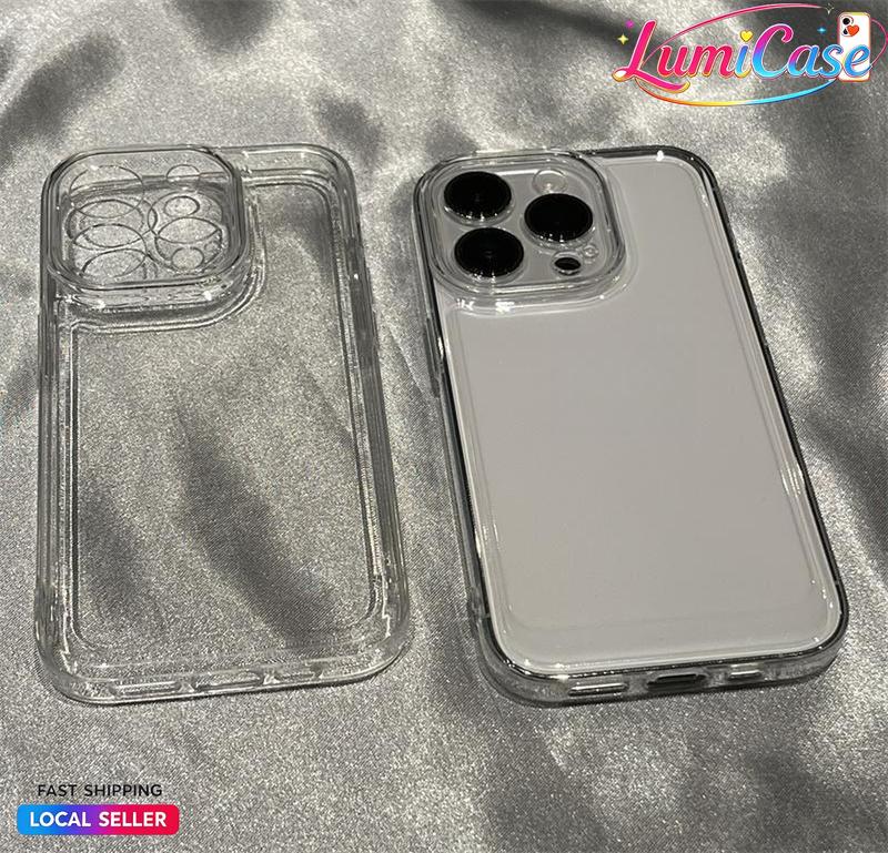 Ốp lưng TPU trong suốt chống sốc cho iPhone 18, 17, 16, 15, 14, 13, 12, 11 Pro Max, iPhone 14, 15, 16 Plus, X, XR, XS Max và 7.