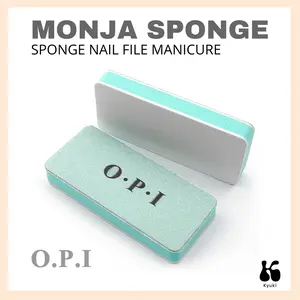 Spons Kikir Kuku Dua Sisi untuk Manicure Alat Manikur Bahan Spons