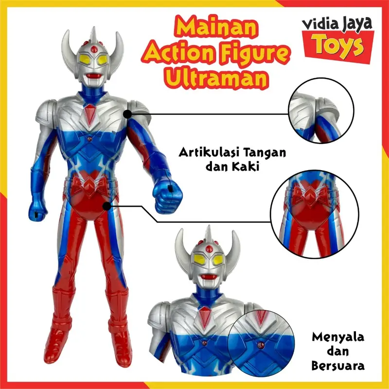 Vidia Jaya Toys Mainan Figure Ultraman Murah Ultraman Mainan Ultraman Anak 2