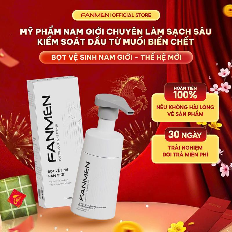 Bọt vệ sinh nam giới khử mùi vùng kín và hỗ trợ ngăn ngừa 650 loại vi khuẩn hương nam tính 100ml