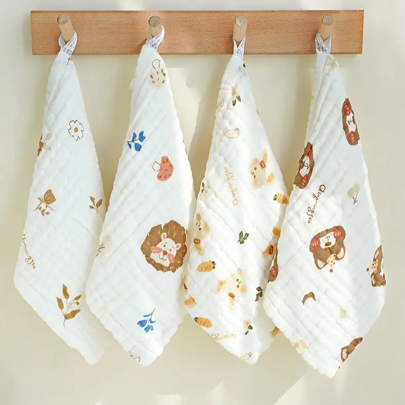 Newborn Baby Handkerchief Baby Towel Cotton Gauze Baby Napkin