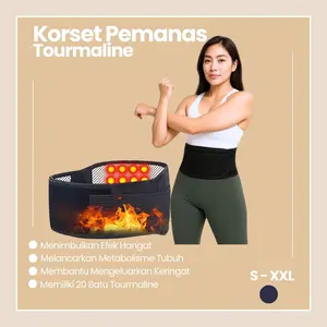 Korset pemanas tourmaline ( menimbulkan efek panas )
