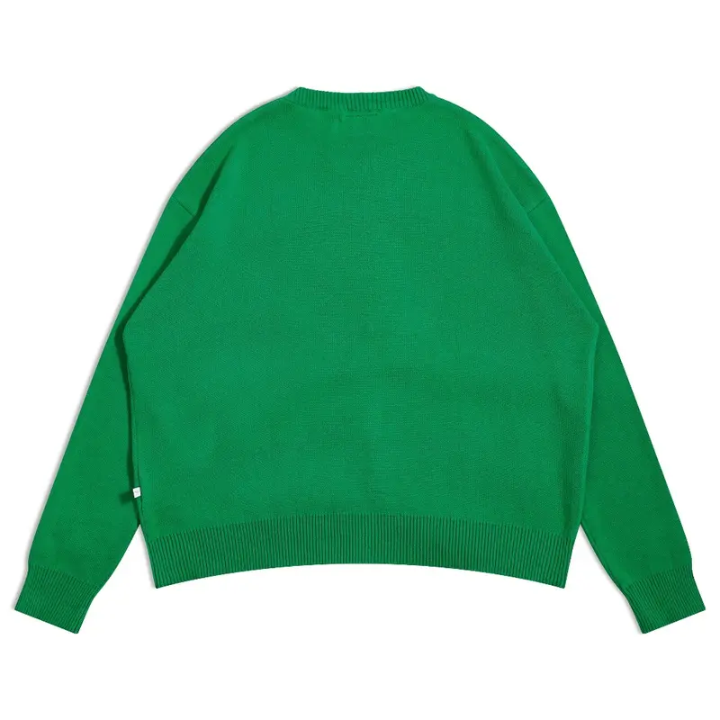 Familias - Green Knit Sweater - Sour 1
