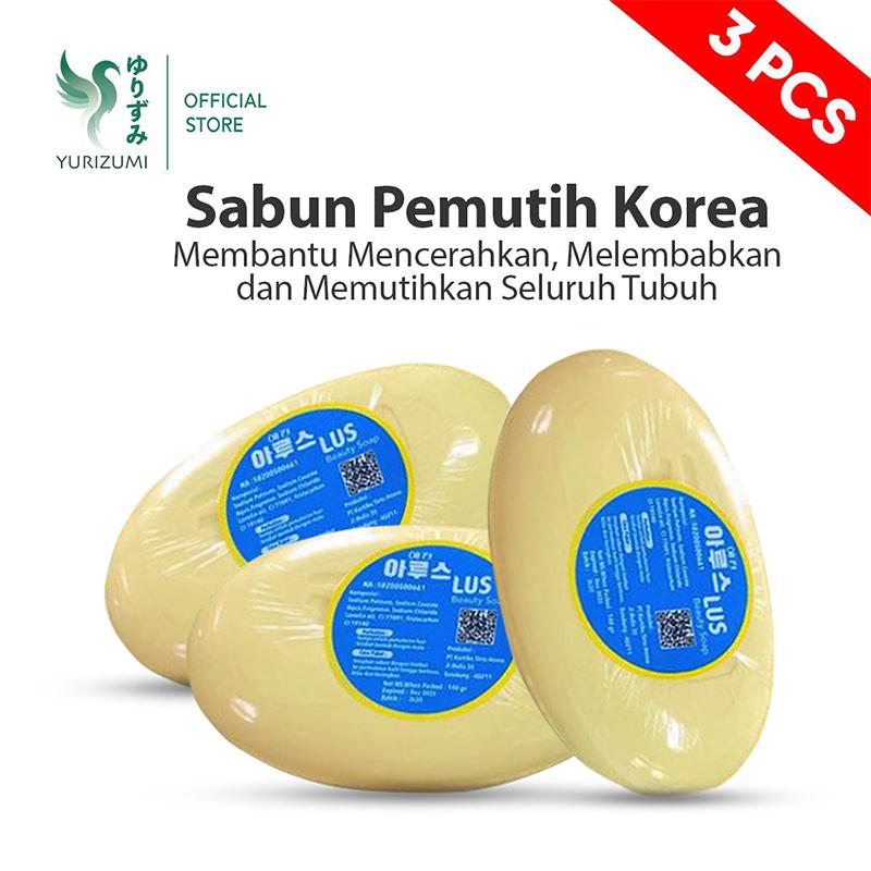 3 Pcs Sabun Korea Kuning Pemutih Badan Original BPOM 140gr - Memutihkan ...