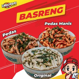 Basreng Stik Premium 1 kg  BUMBU MELIMPAH! (Karincangan Putra Snack)