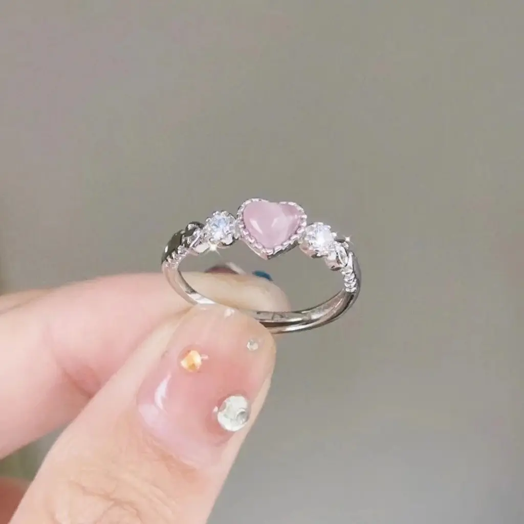💍SAM💍 K81 Cincin Mata Kucing Imitasi Cinta Desain Manis||Cincin Love
