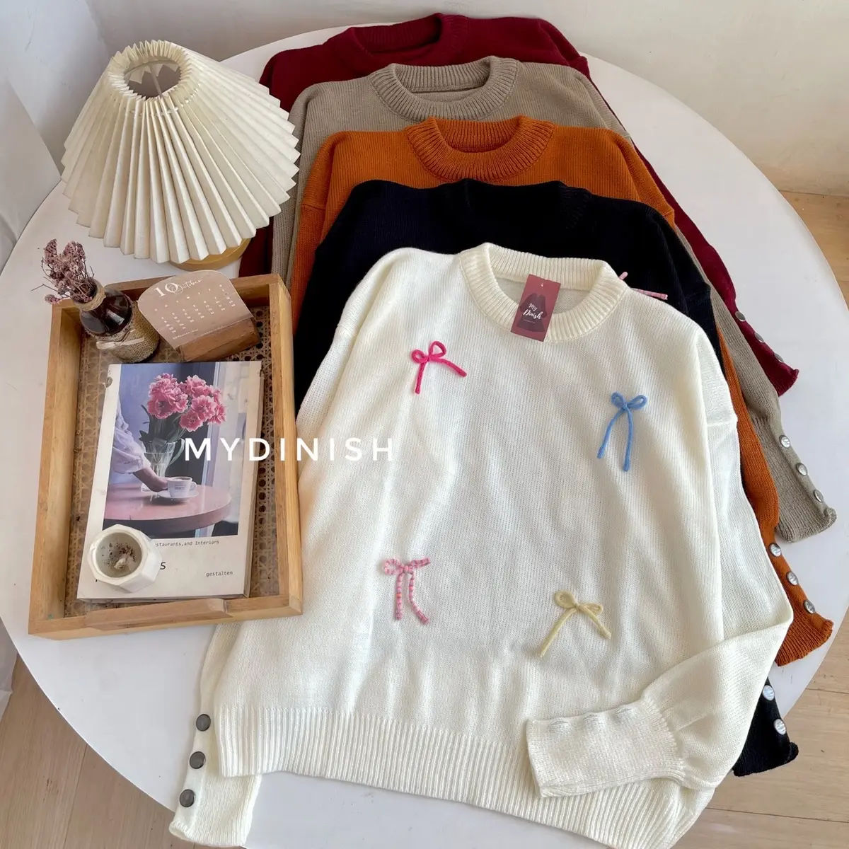 Kamari Pita Blouse Atasan Rajut Wanita Korean Style Knitwear