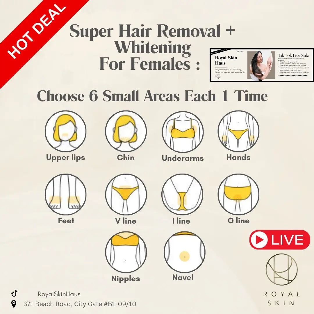 Female Hair Removal Deals You’ll Love - Royal Skin Haus