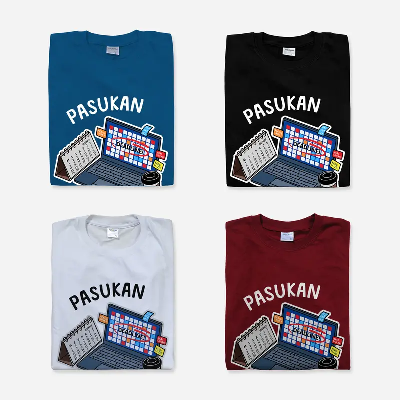 Aloomni Kaos Pasukan Anti Prei T-shirt Cotton Combed 24s Baju 2