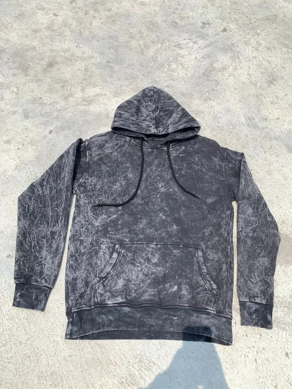 Hoodie Keren Kekinian washing Bahan Catton Fleece Tebal Nyaman Jahitan Rapi 4