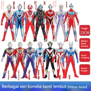 Ultraman Tiga Action Figure-Mainan Anak Stok Siap!- Stok Langsung COD - Hadiah Anak