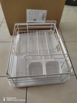 Product Review of ATC • Japanese Style Minimalist Double Layer Dish Rack Dish Drainer Multipurpose Drain Water Sink Rack from N** L**a A**a 1