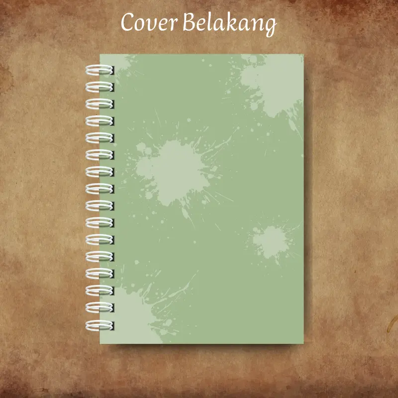 Notebook A5 Isi 50 Lembar dan 100 Lembar Soft Cover Kawat Spiral Take It Easy quotes 1