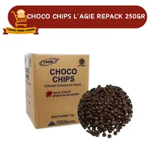 L'AGIE CHOCO CHIP KEMASAN REPACK 250GR /  topping makanan dan minuman