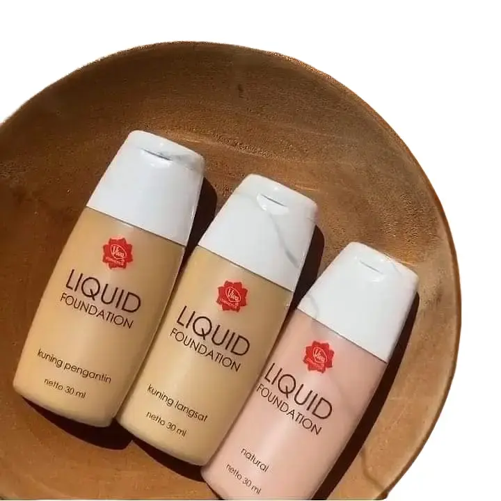Fondation viva / Viva Liquid Foundation 30ml alas bedak Viva ( READY ALL SHADE ) Concealer