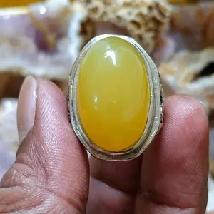 rings cincin permata batu garut kuning kristal
