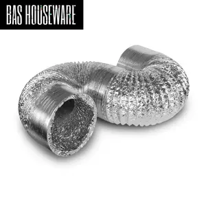 Flexible ducting 6 inchi / pipa cerobong asap, AC, Cooker hood, exhaust / pipa aluminium tahan panas , 4 inc , 5 inc , 6 inc