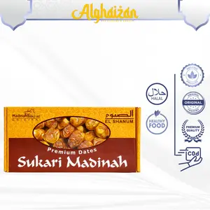 (SPESIAL RAMADHAN) - Kurma Sukari 1 kg Elshanum premium Best Quality Almadinah - Alghaizanblokc