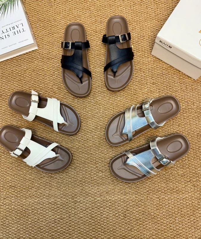 [LOẠI 1-ĐẾ ÊM] Dép nữ kẹp ngón chất da mềm mại LARITY chất nhẹ mới 2025