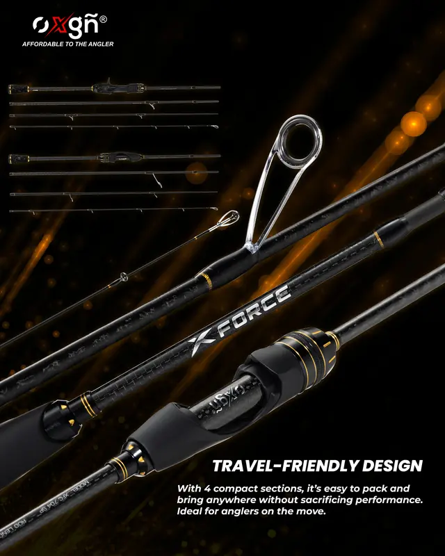 JORAN PANCING OXGN X FORCE TRAVEL ROD UL 704 2-6LB | 4-10LB | JORAN TRAVEL ROD SPINNING BAIT CASTING 7