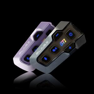 [Blaise]GT1技適マークバイクヘルメット専用インカムAIアシスタント音楽共有Bluetooth IPX6防水仕様Type-C急速充電 1000 mAh大容量バッテリー搭載簡単取り付けノイズキャンセル機能