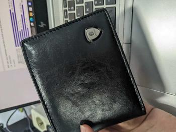Product Review of BOSTANTEN Dompet Pria Koin Ritsleting Kulit PU Tiga Kali Lipat Hitam/Coklat/Kopi from D**n 2