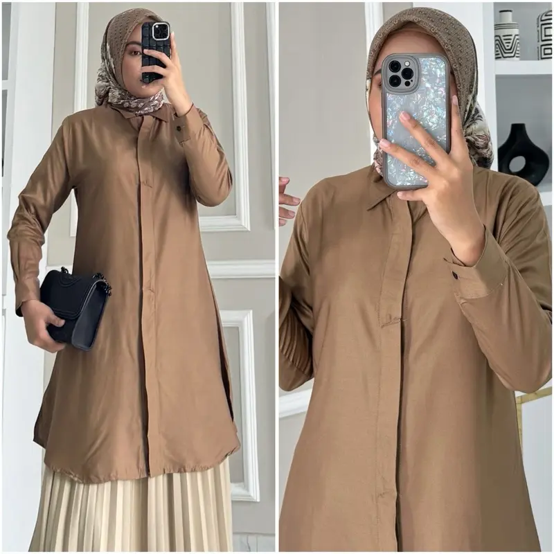 Zalfaoutfit ALINA tunik kerja rayon polos 2