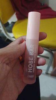 Product Review of HOBE BAR Probiotic Oral Spray - Sugar-Free, Alcohol-Free, and Preservative-Free, Peach Mint Flavor for Fresh Breath (20 ml) hobe  bar pewangi mulut semprot mouth spray parfum  mulut Liquid from A**💐 2