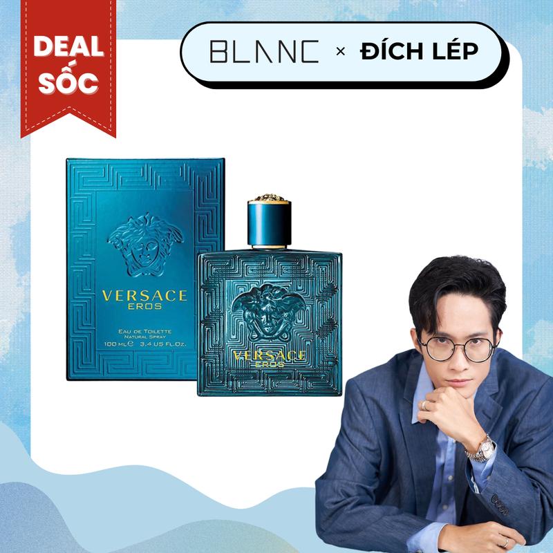 [ĐỘC QUYỀN KOC LÉP KID] Nước Hoa Versace Eros EDT Fullseal 100ml Nam Perfume Cosmetic Xịt Thơm