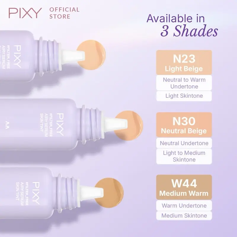 Pixy Airy Serum Skin Tint Foundation 1
