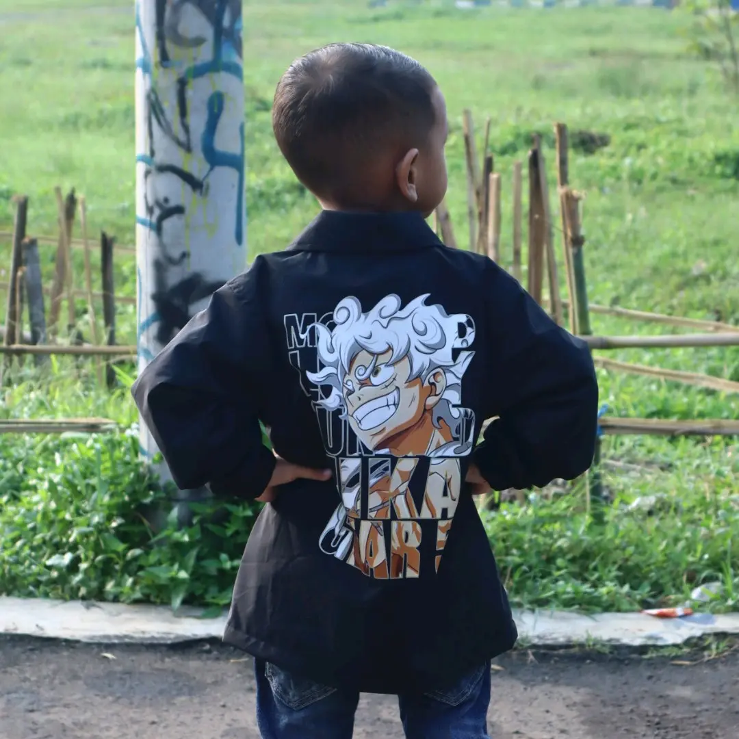 Jaket custom anak,jaket coach custom,jaket anak,fashion anak, jaket keren anak laki laki,gambar custom,Sablon DTF