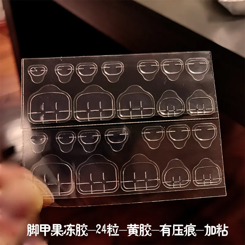 LEM KUKU FAKE NAILS Art Nail Glue LEM TEMPEL Stiker Silicone Tape Kuku Palsu / Lem Kuku Palsu MLH V15