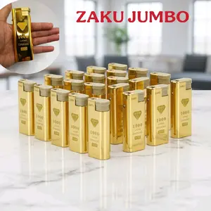 KOREK API BARA ZAKU JUMBO  GOLD DIAMON ZK 118  GD JETFLAME/REFILLABLE