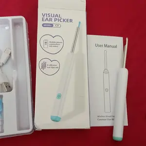 2026 KAKIMI Newest Alat Pembersih Telinga KorekKuping Kamera LED smart Visual Ear Stick WIFI waterproof Kotoran Removal Dilengkapi dengan empat tusuk telinga Cleaning korek kuping kamera alat pembersih telinga