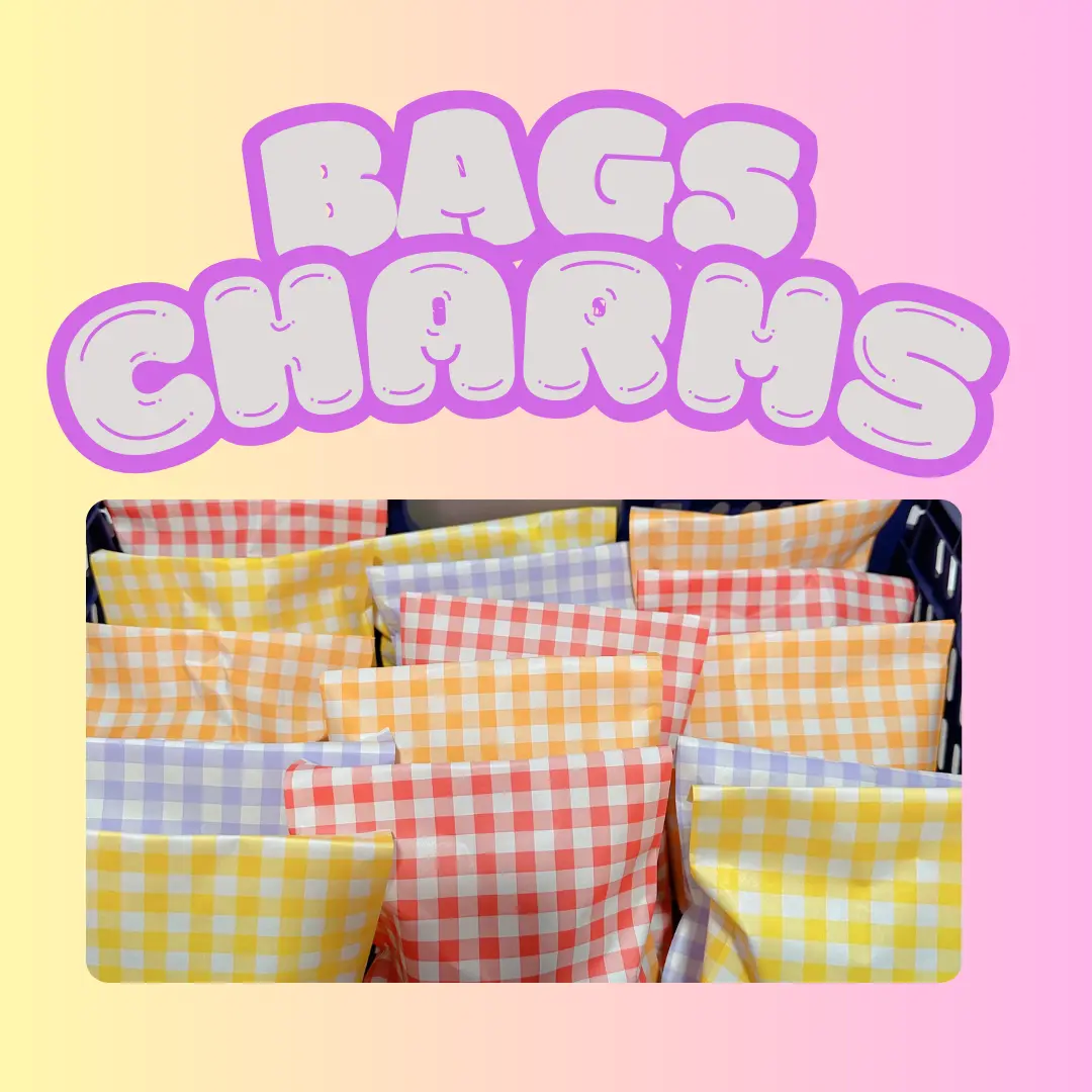 Bag Charms Blind Box - Nylon Material - Crescent/Bag Pack/Logo Key Chain Design