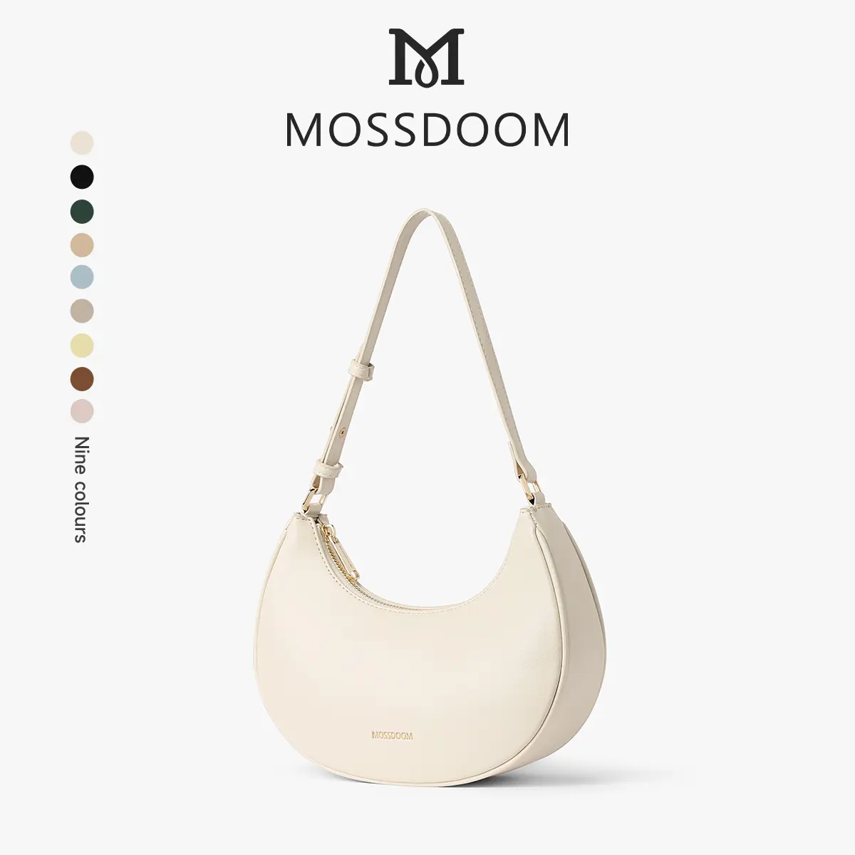 MOSSDOOM Tas Wanita Kattie Bag Slingbag Tas Underarm Bag Shoulder Bag Bahu Ketiak