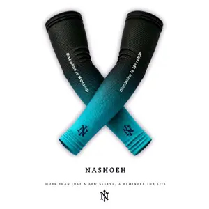 Manset Tangan Olahraga NASHOEH Pria Wanita Motif All-Over/Handsock Tangan Panjang Sporty Uniseks Lembut Nyaman